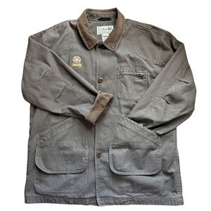 Vintage LL Bean Field Jacket - Embroidered Texas 1000 Patch - RARE